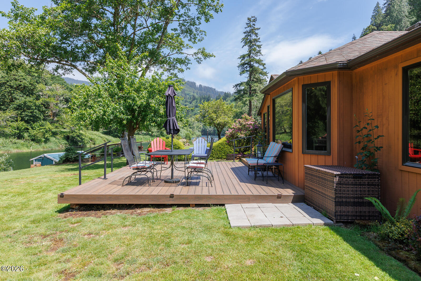 664 Little Switzerland Road Tidewater, OR 97390 - Photo 26 of 68 back deck