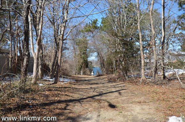 0 Worcester Avenue Oak Bluffs, MA 02557 - Photo 2 of 8 entrance to lagoon path