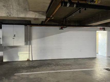 a view of a parking space