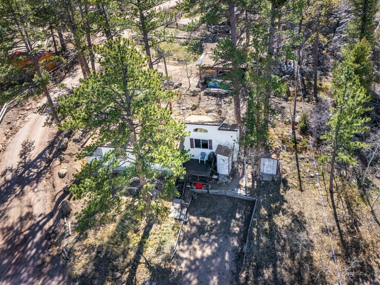 843 Nokomis Road Red Feather Lakes, CO 80545 - Photo 2 of 20 Ariel View of Lot