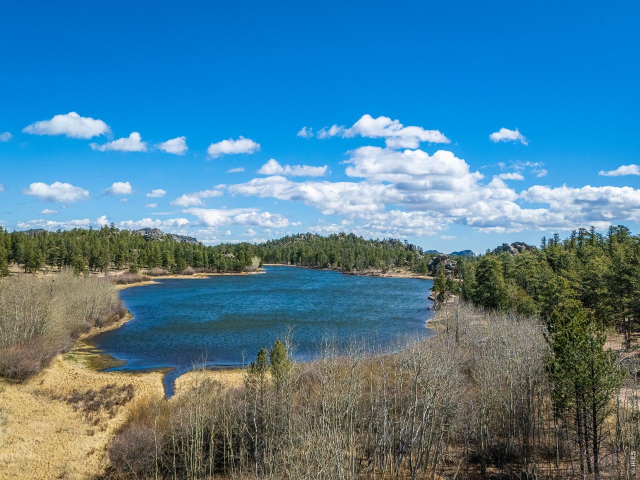 843 Nokomis Road Red Feather Lakes, CO 80545 - Photo 3 of 20 Nokomis Lake across the street