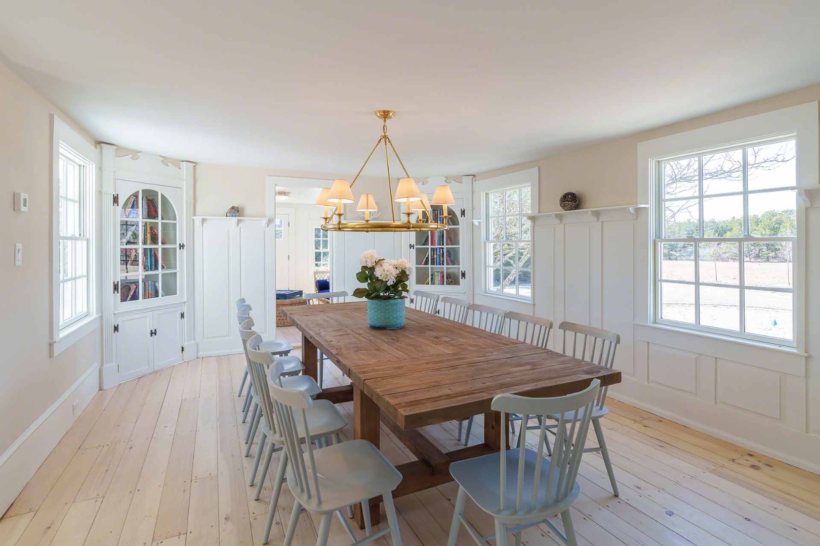 30 Mill Hill Road Edgartown, MA 02539 - Photo 10 of 35 a view of a dining room with furniture window and wooden floor