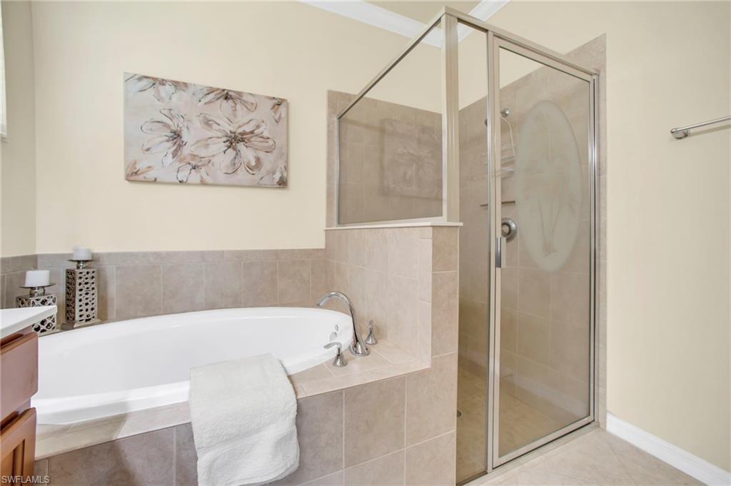 14513 Lanier Court Naples, FL 34114 - Photo 16 of 42 Separate soaking tub and shower