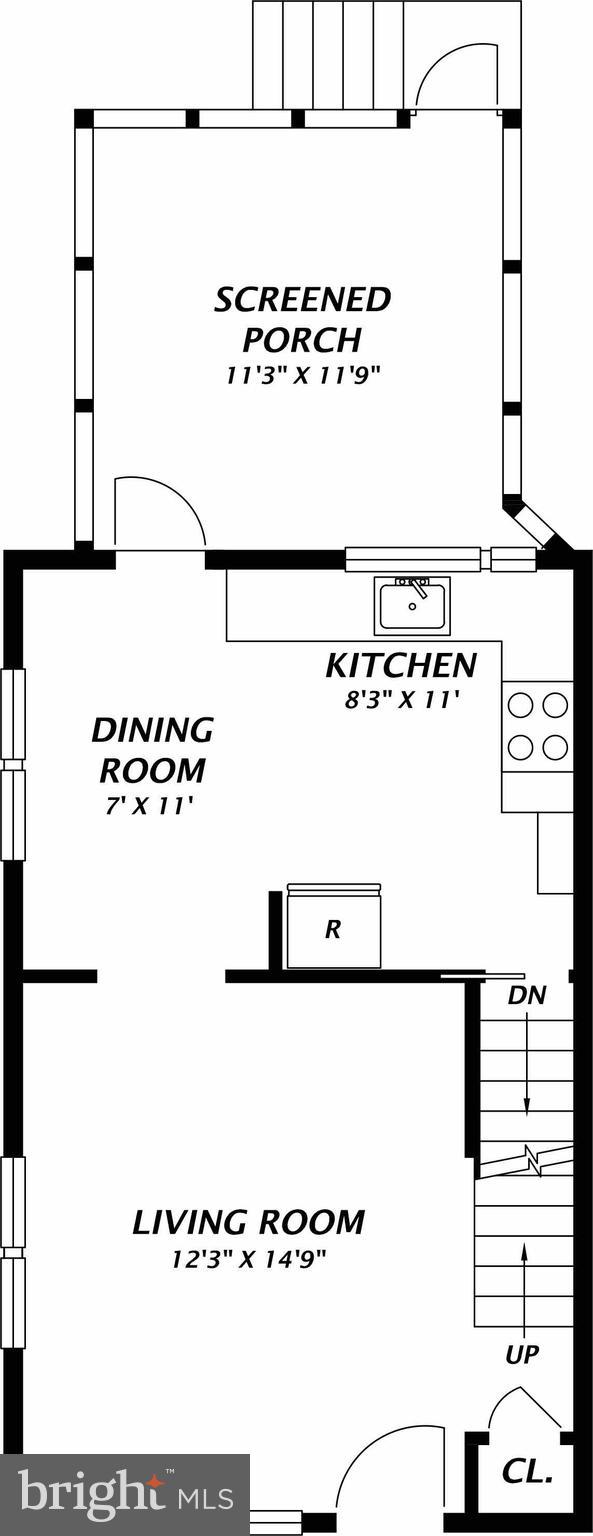205 East Spring Street Alexandria, VA 22301 - Photo 49 of 51 Floor Plan - Main Level