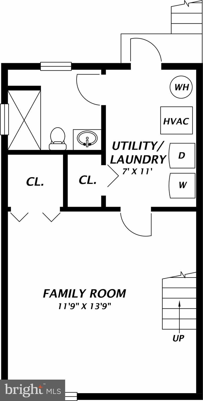 205 East Spring Street Alexandria, VA 22301 - Photo 51 of 51 Floor Plan - Lower Level
