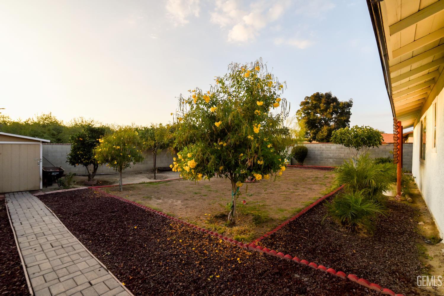 Undisclosed Address Wasco, CA 93280 - Photo 16 of 22 a view of a backyard