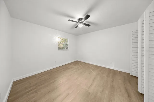 wooden floor in a room