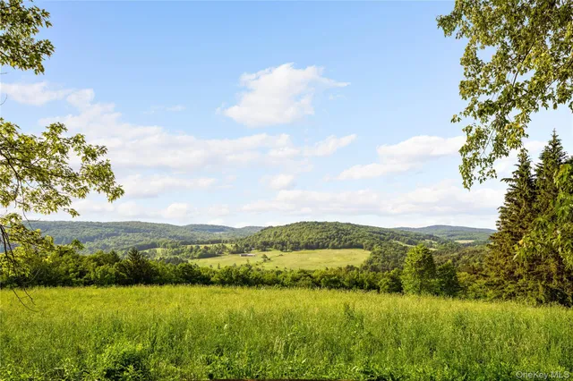 a view of lake and mountain