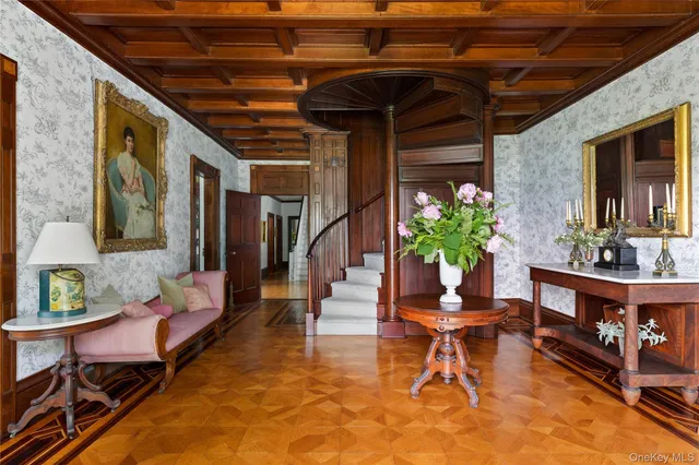 a outdoor living space with furniture