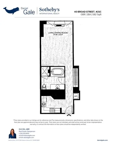 $620,000 | 40 Broad Street, Unit 21C | Financial District