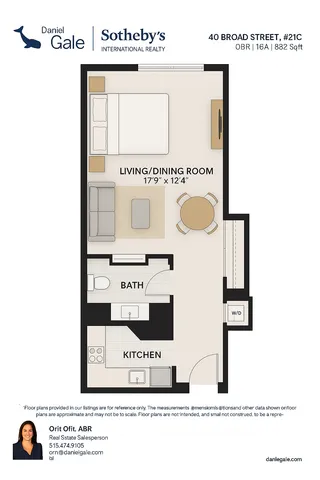 $620,000 | 40 Broad Street, Unit 21C | Financial District