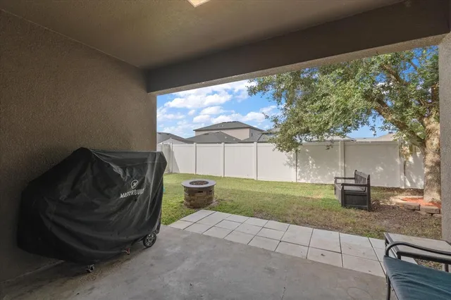 a house view with a sitting space