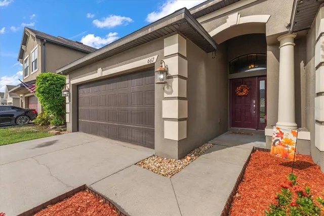 a house with a outdoor space
