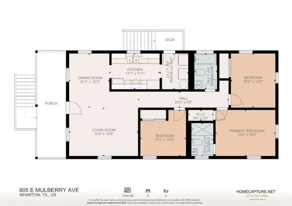 $169,990 | 805 East Mulberry Avenue, Wharton, TX 77488