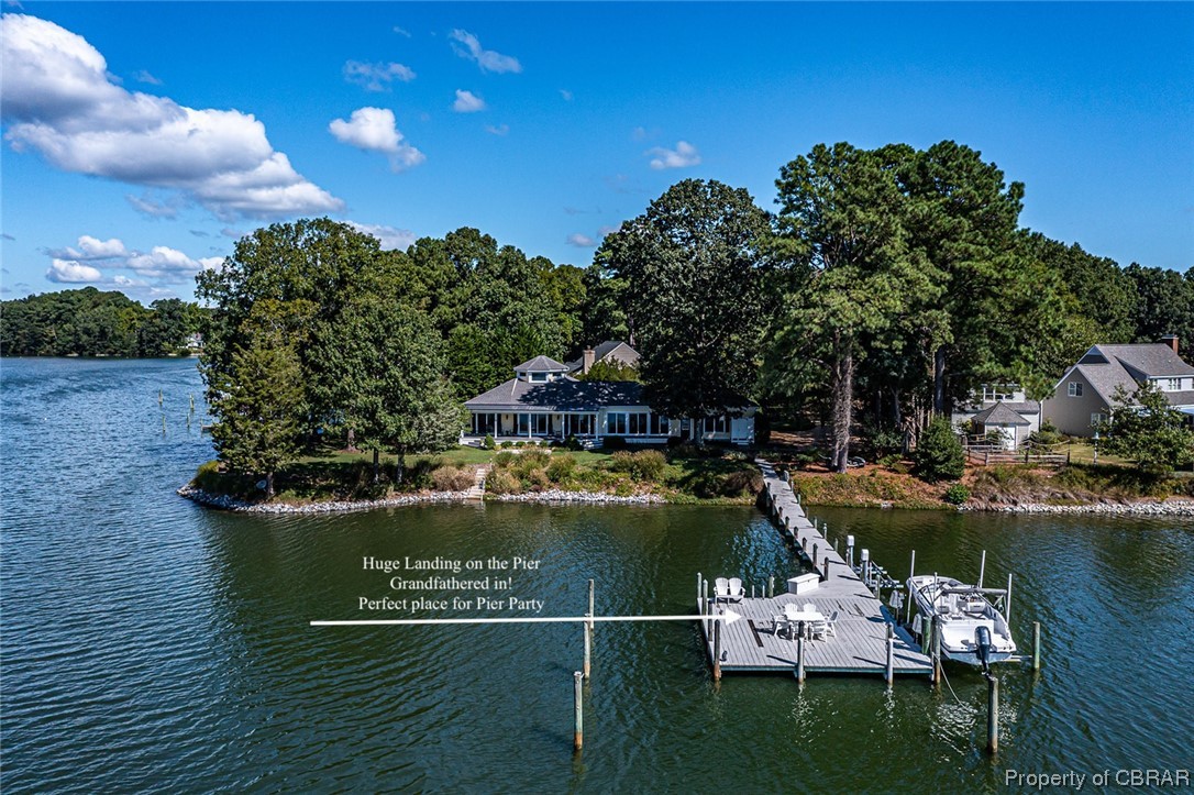 192 Bayberry Point Lane Kilmarnock, VA 22482 - Photo 6 of 49 View of dock featuring a water view