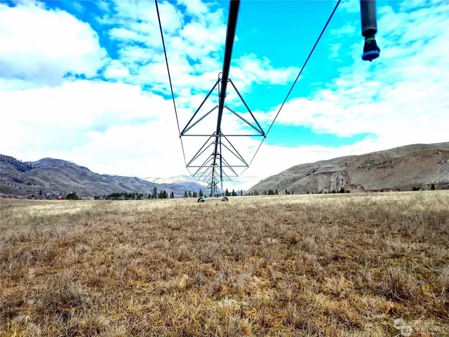 a view of an outdoor space and mountain view