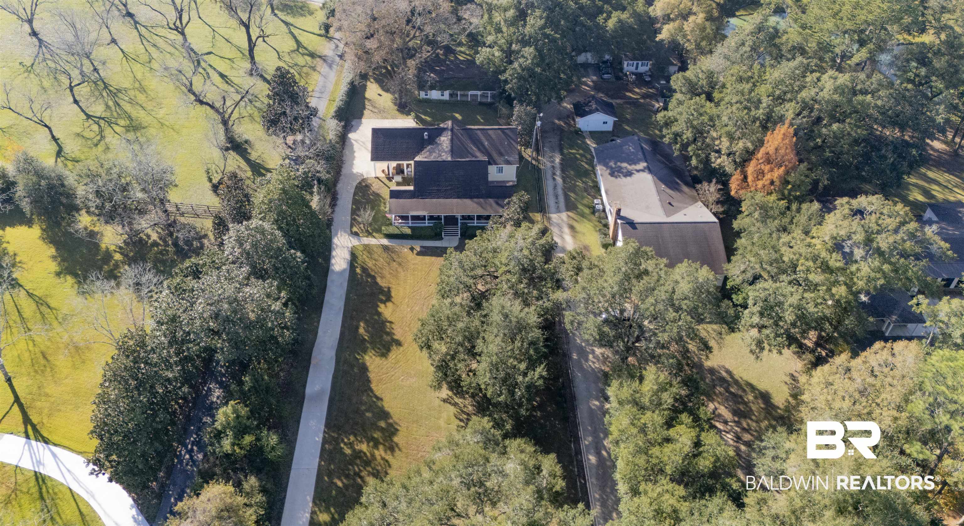 7240 Wood Acres Road Fairhope, AL 36532 - Photo 21 of 21 Birds eye view of property