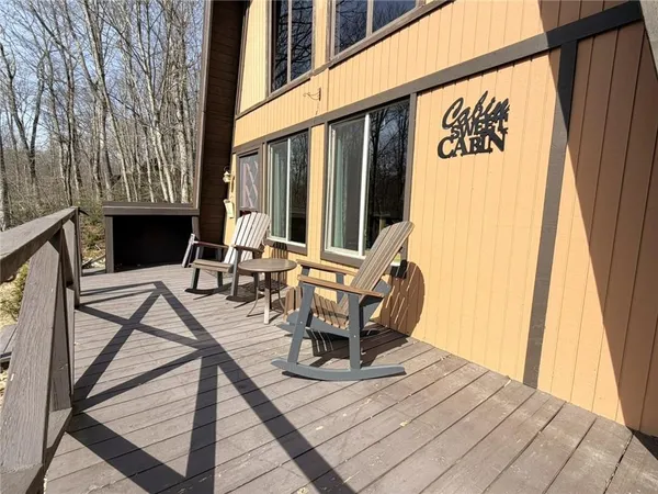 a view of outdoor space with seating area