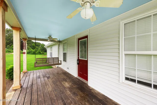 a view of a house with a porch