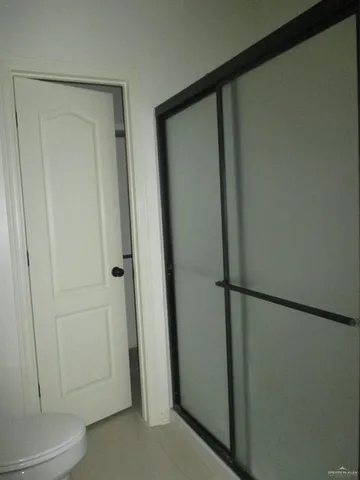 a view of a closet area
