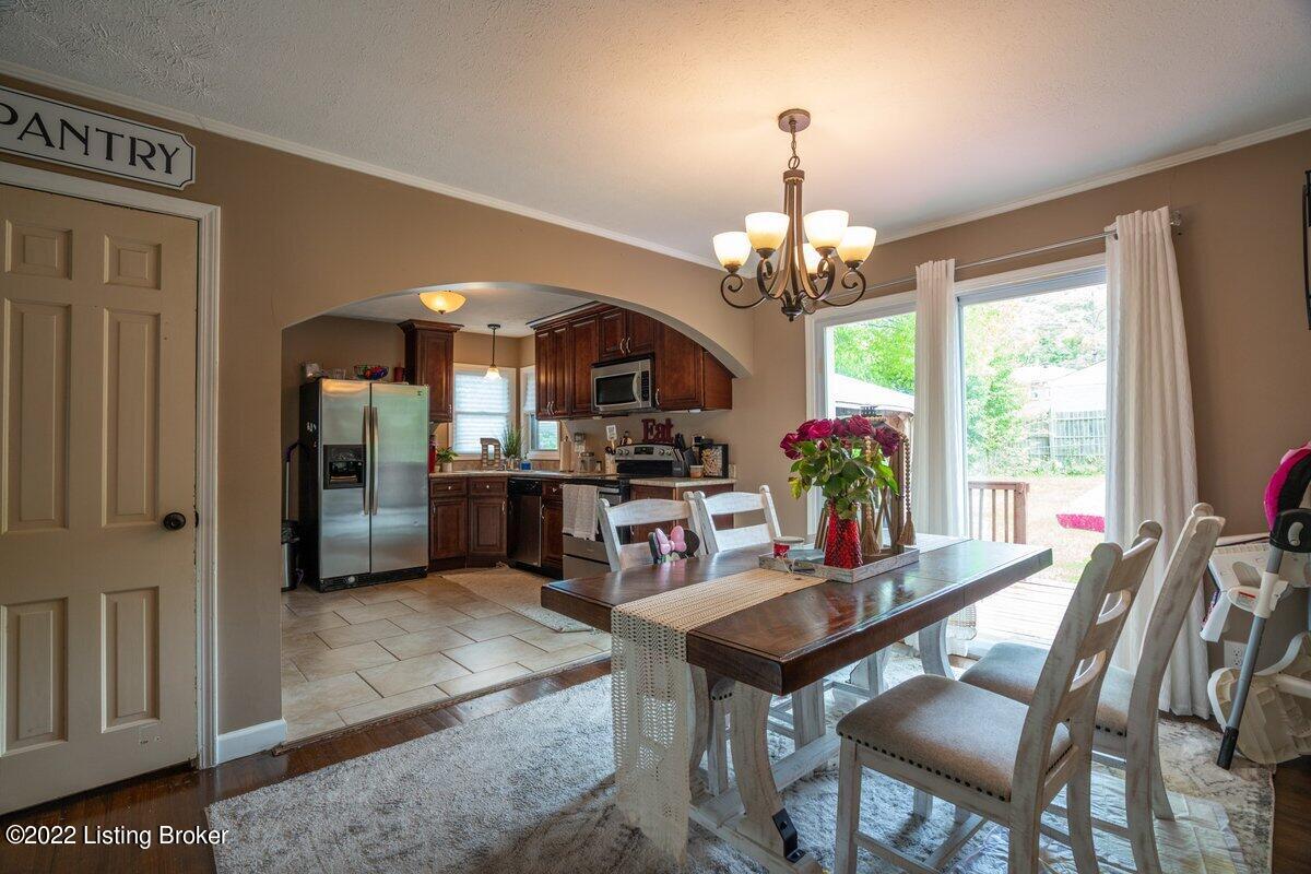 5503 Mcdeane Road Louisville, KY 40216 - Photo 6 of 28 Living room kitchen view from hall