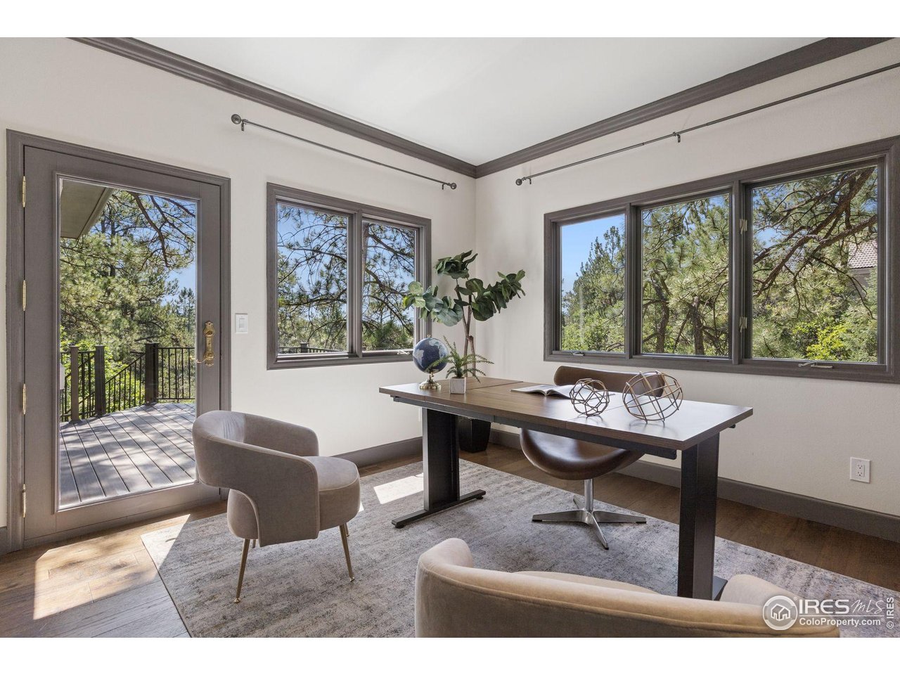 65 Indigo Way Castle Rock, CO 80108 - Photo 4 of 50 a view of a dining room with furniture window and outside view