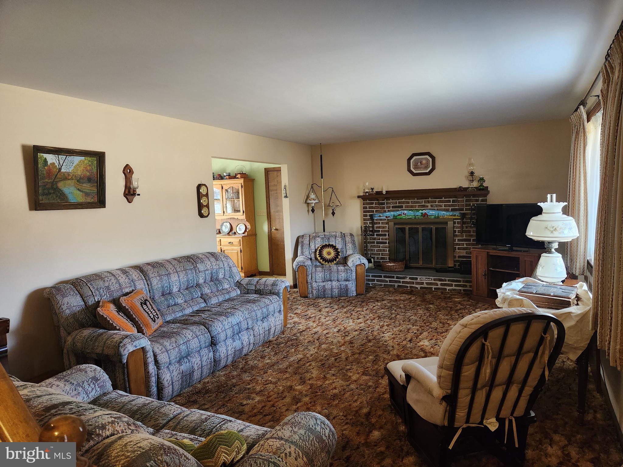 236 Pittsburg Valley Road Conestoga, PA 17516 - Photo 18 of 75 a living room with furniture and a fireplace