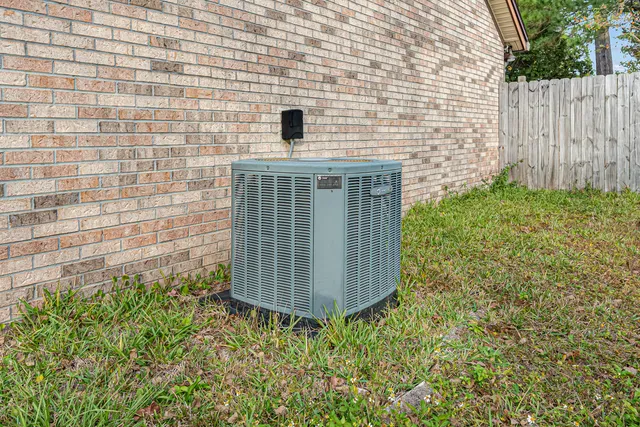 a view of brick walls