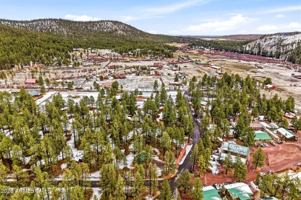 a view of city and mountain