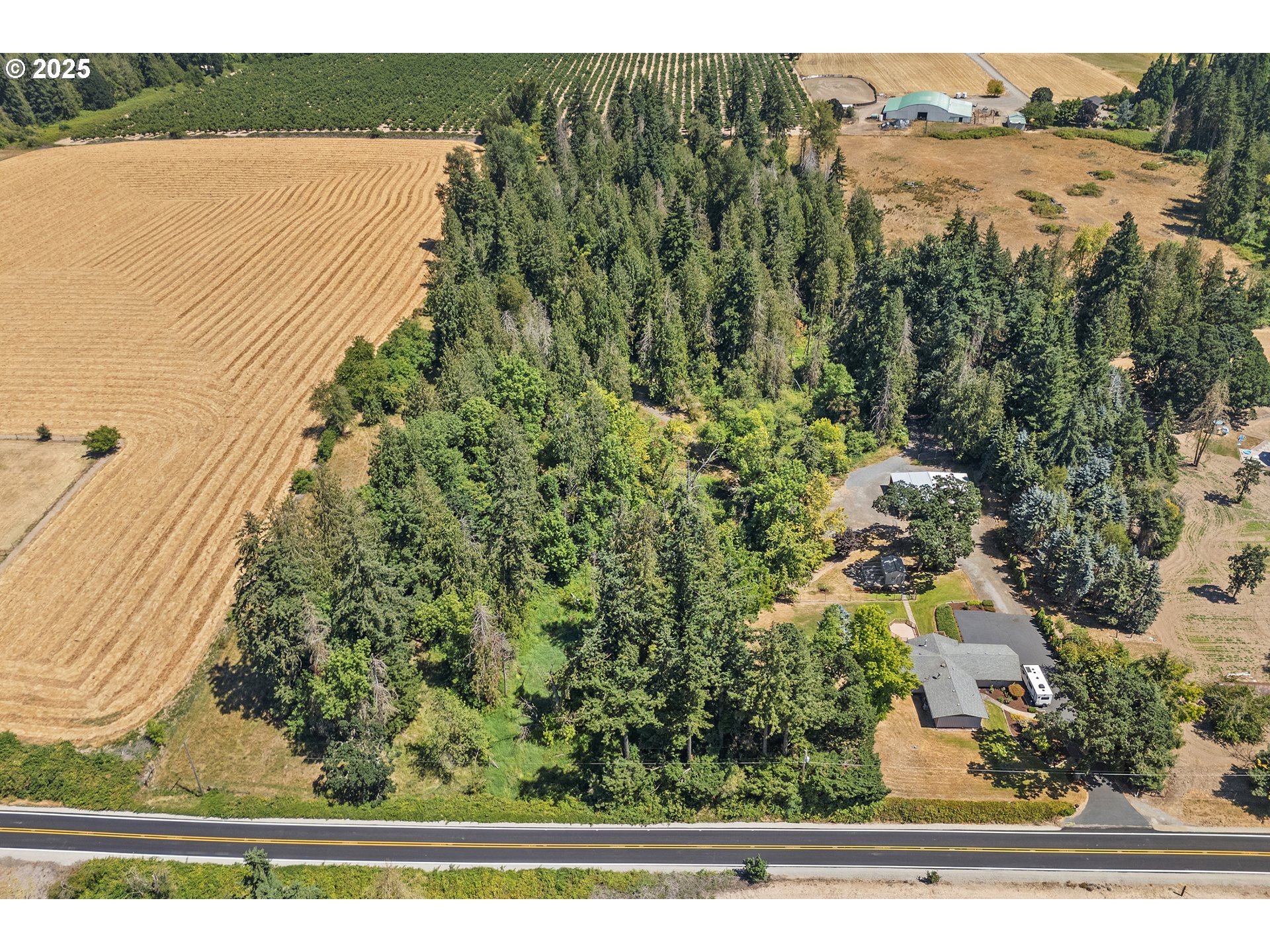 30700 South S Highway Canby, OR 97013 - Photo 35 of 37 an aerial view of house with yard and ocean view