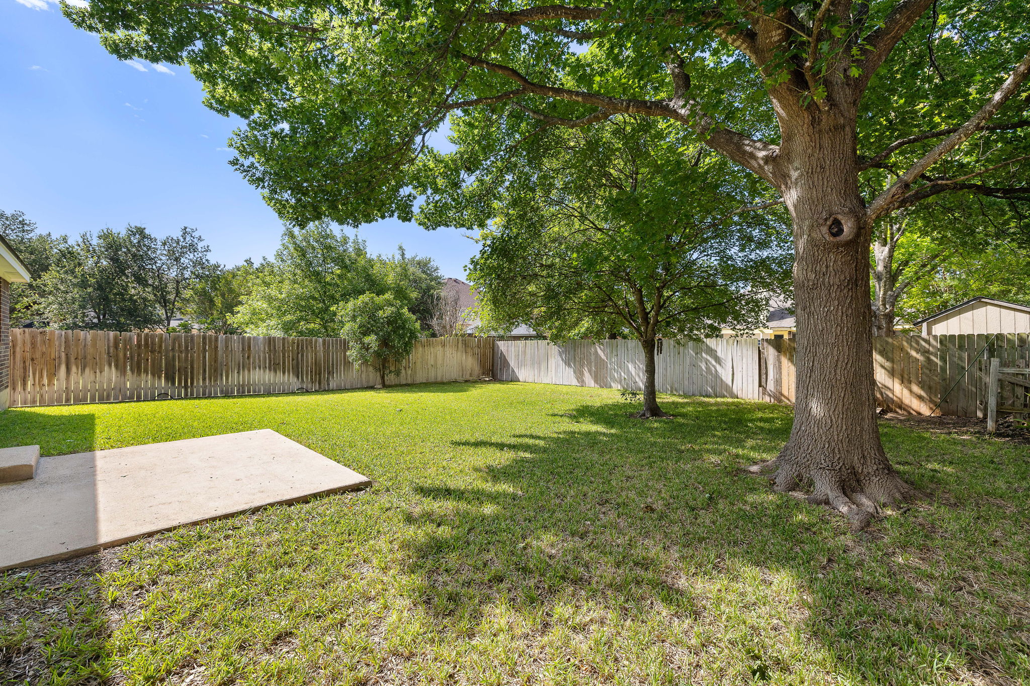 1102 Nelson Ranch Road Cedar Park, TX 78613 - Photo 33 of 37 A spacious, naturally illuminated backyard provides ample room for outdoor activities and relaxation.