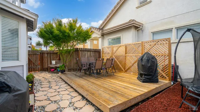 a view of outdoor space with seating area