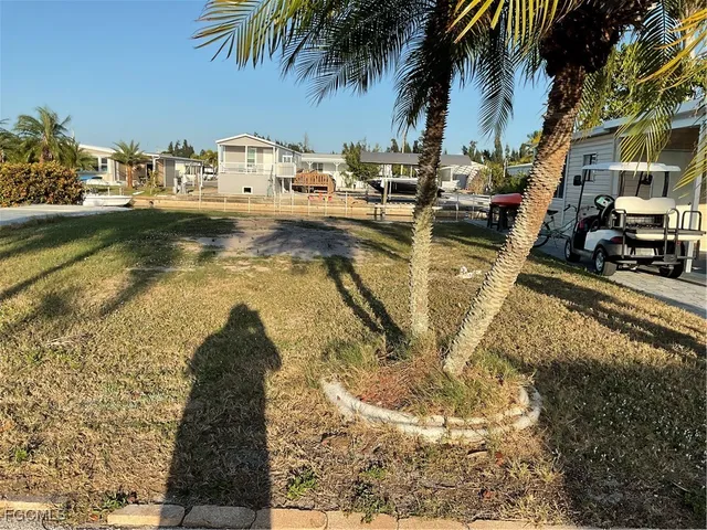 a view of a lake with houses