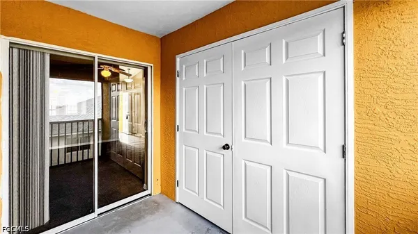 a view of front door