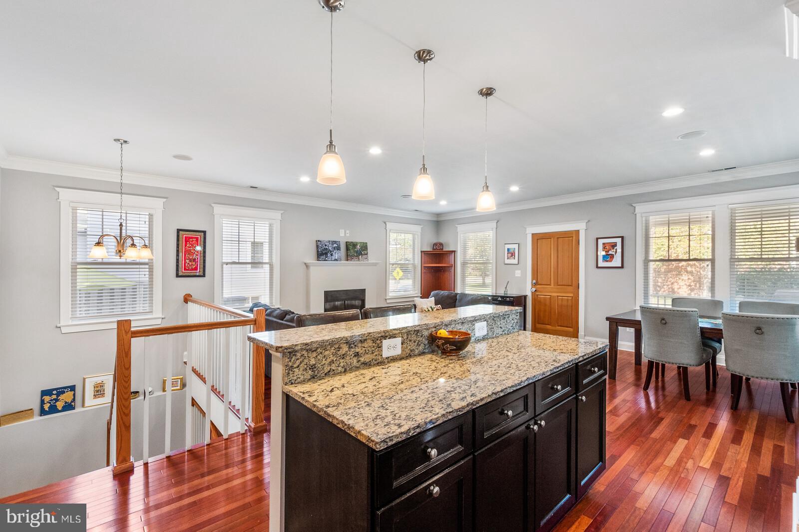 23 East Braddock Road Alexandria, VA 22301 - Photo 11 of 29 a living room with stainless steel appliances granite countertop furniture kitchen view and living room view
