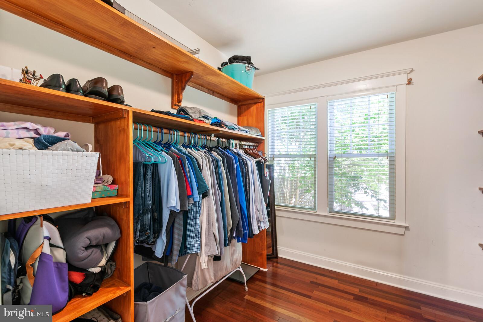 23 East Braddock Road Alexandria, VA 22301 - Photo 21 of 29 a view of walk in closet with clothes and shoes