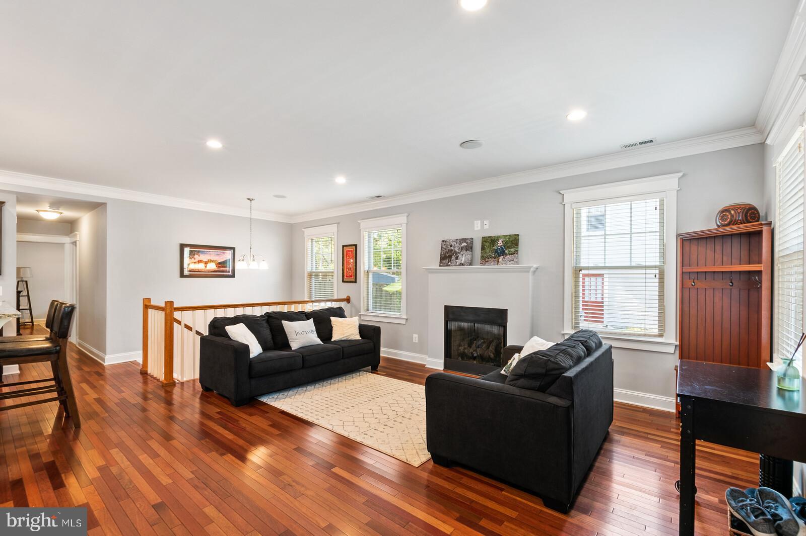 23 East Braddock Road Alexandria, VA 22301 - Photo 5 of 29 a living room with furniture and a fireplace