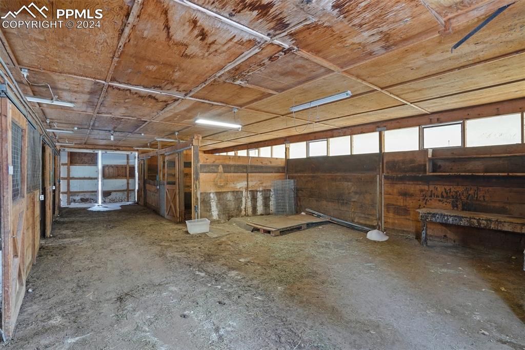 16625 Roller Coaster Road Colorado Springs, CO 80921 - Photo 35 of 44 a view of an empty room with a balcony