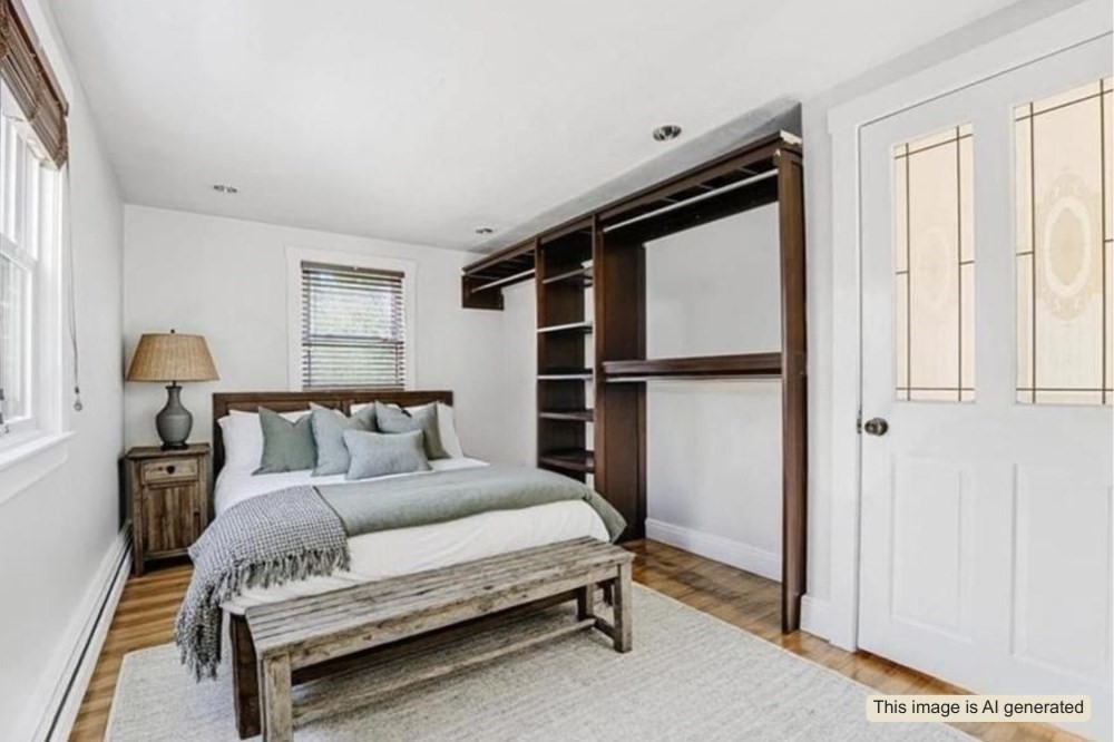 179 Hedges Pond Road Plymouth, MA 02360 - Photo 14 of 18 a living room with a bed furniture and a window
