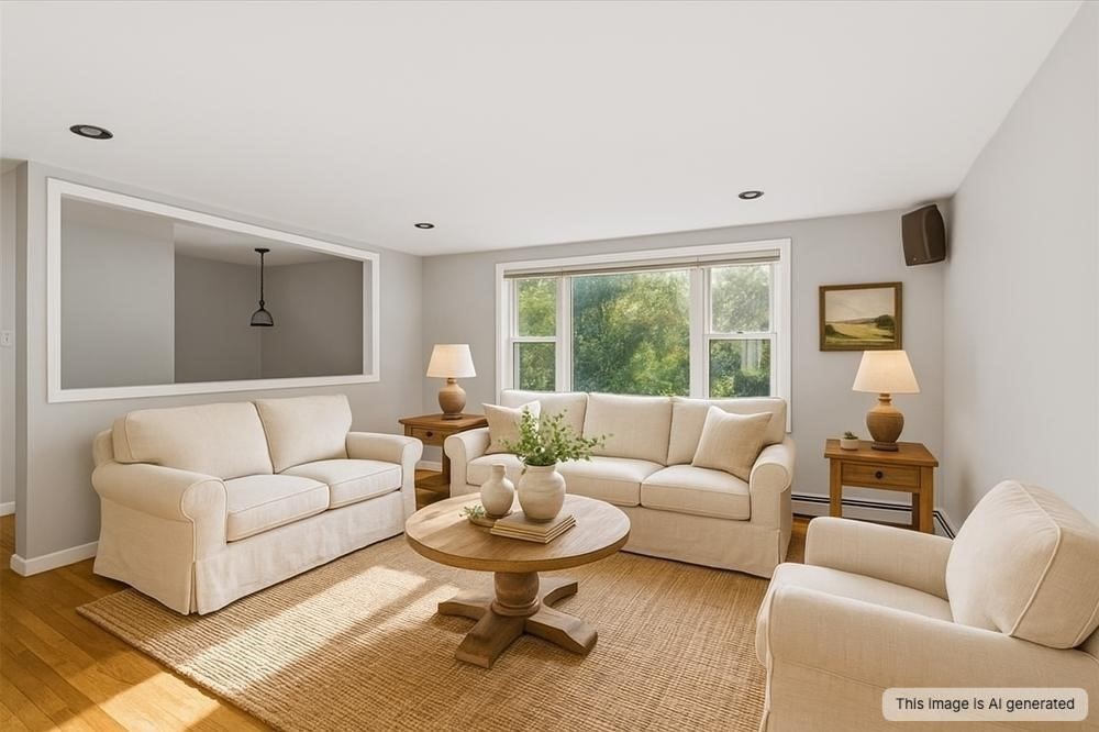 179 Hedges Pond Road Plymouth, MA 02360 - Photo 10 of 18 a living room with furniture and a large window
