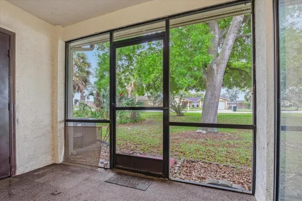 a view of a room with window