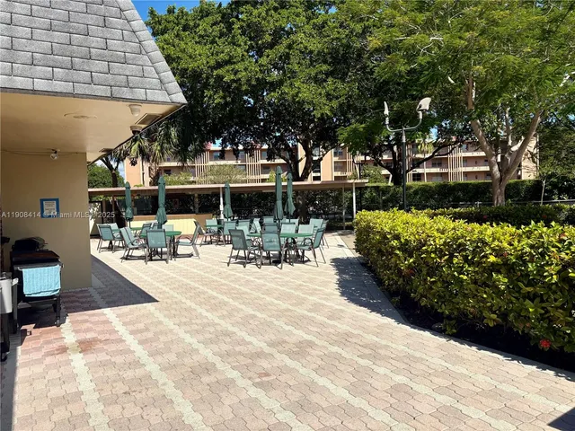 a view of swimming pool with yard