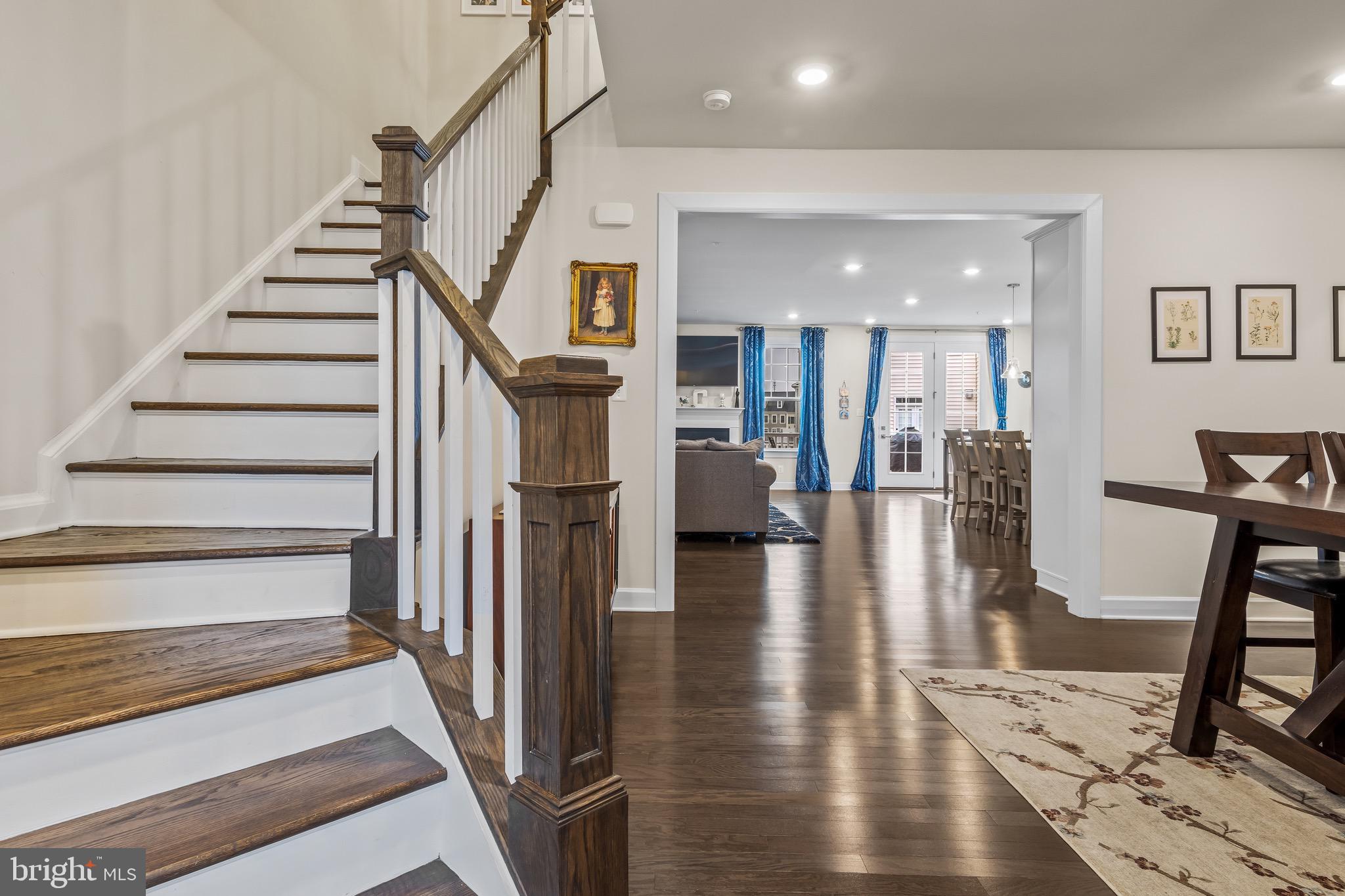 734 Quarry Point Road Malvern, PA 19355 - Photo 3 of 32 a view of entryway and hall with wooden floor