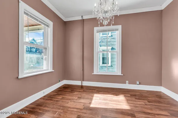 an aerial view of a beach
