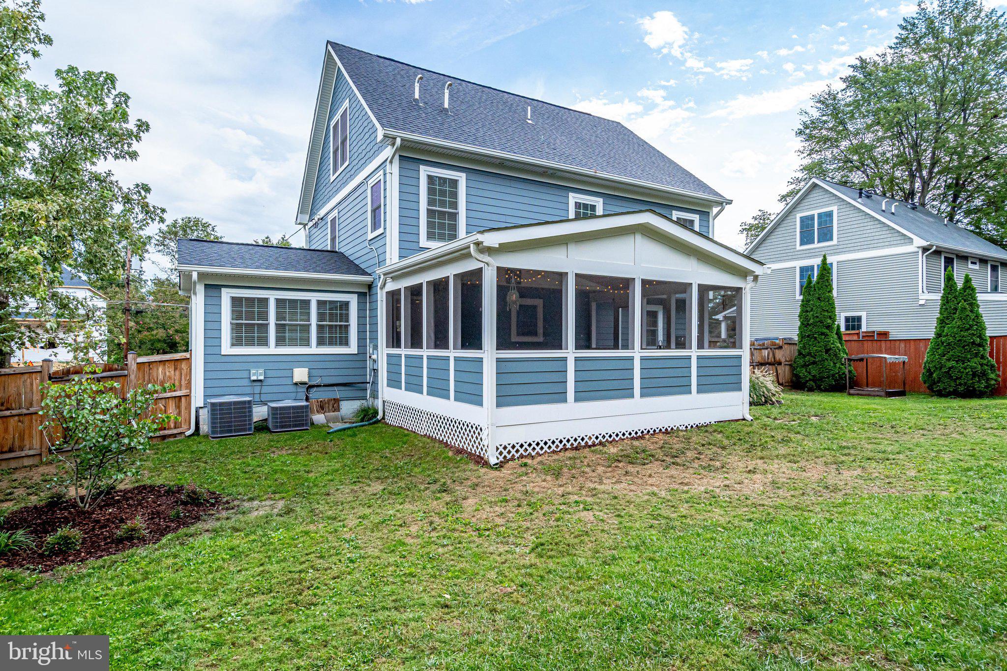 1750 Anderson Road Falls Church, VA 22043 - Photo 94 of 99 Beautiful Fenced Backyard with screened porch!