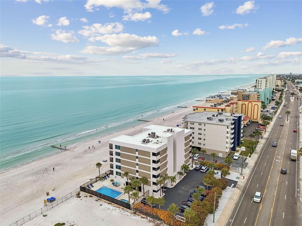 14600 Gulf Boulevard, Unit 102 Madeira Beach, FL 33708 - Photo 2 of 46 a view of a city with an ocean