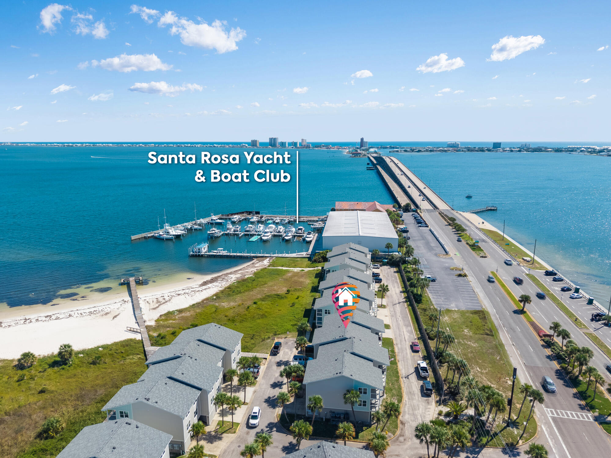 200 Pensacola Beach Road, Unit D2 Gulf Breeze, FL 32561 - Photo 8 of 38 a view of a city