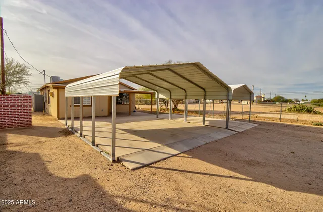 a house with trees in front of it