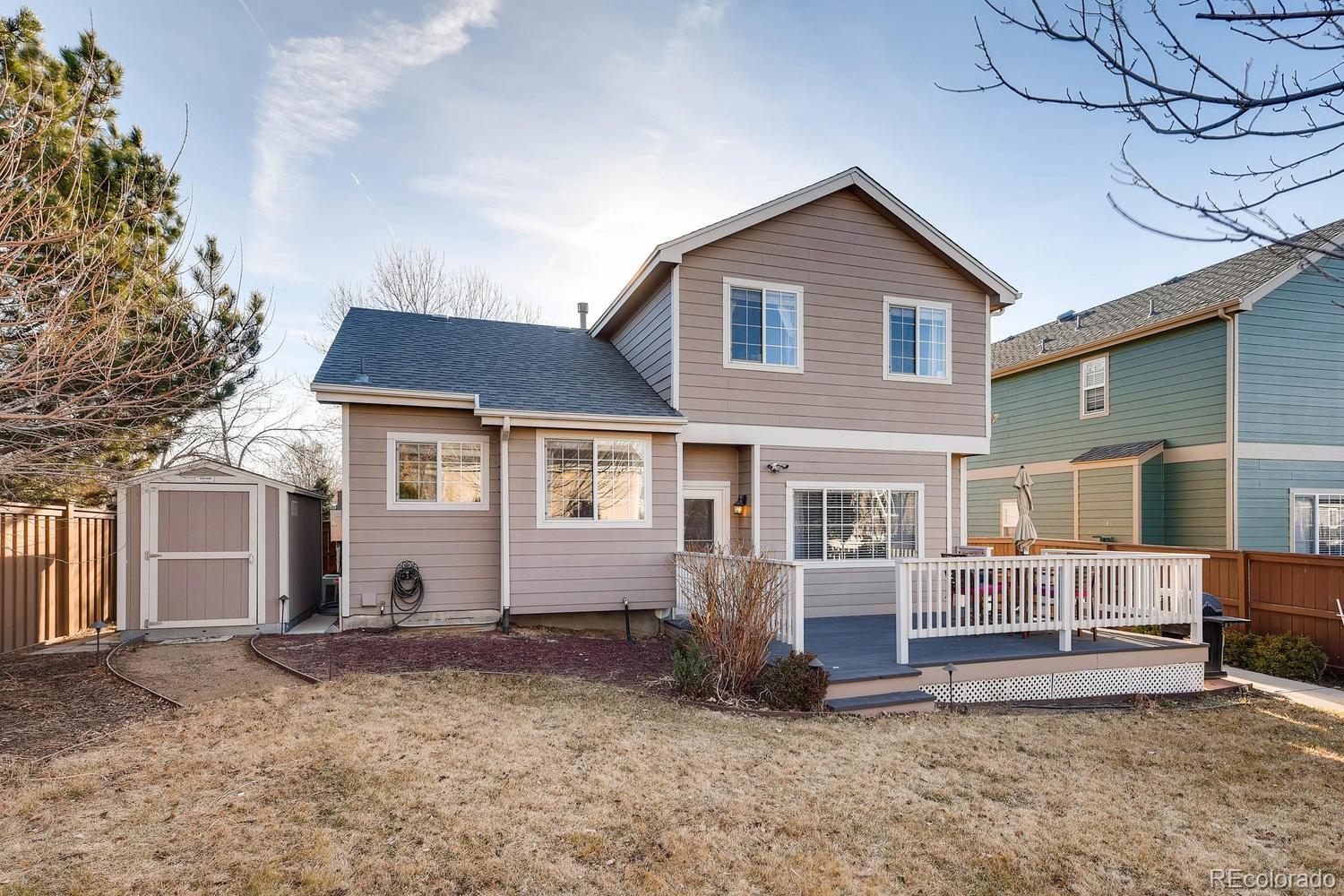 9825 South Thornbury Way Highlands Ranch, CO 80129 - Photo 27 of 27 a view of house with a yard and wooden fence