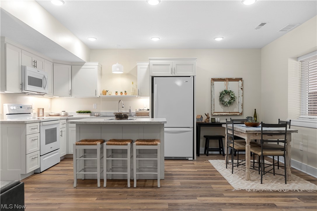 13908 Calaboone Road Doylestown, OH 44230 - Photo 26 of 37 Lower Level Kitchen & Dining Area
